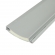 enobi Aluminium-Rollladenstab Standard AP55, 14 x 55 mm, mit Lichtschlitzen (gelocht), grau