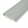 enobi Aluminium-Rollladenstab Standard AP55, 14 x 55 mm, ohne Lichtschlitze (ungelocht), grau