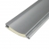 enobi Aluminium-Rollladenstab Standard AP55, 14 x 55 mm, ohne Lichtschlitze (ungelocht), silber