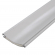 enobi Aluminium-Rollladenstab Mini AP39, 9 x 39 mm, ohne Lichtschlitzen (ungelocht), grau