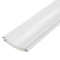enobi Aluminium-Rollladenstab Mini AP39, 9 x 39 mm, ohne Lichtschlitzen (ungelocht), weiß