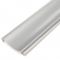 enobi Aluminium-Rollladenstab Mini AP39, 9 x 39 mm, ohne Lichtschlitzen (ungelocht), silber