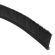 enobi Streifenbürste 7032 - 90 Winkel - mit Alu-Profil blank und 25 mm Bürstenhöhe, Besatz PA6 schwarz glatt, auf Maß