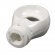 Geiger Kugelöse Markisenöse, runde Öse aus Kunststoff, Bohrung 10 mm rund/sechskant, weiß
