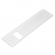 enobi Metall-Abdeckplatte mit Fenster KW.185.IX für Gurtwickler aus Aluminium, weiß lackiert, Lochabstand 185 mm, Gurt-Wicklerblende
