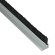 Mink Bürsten Winkel-Streifenbürste STL1810 90 15mm mit Alu-Profil, 100cm Länge, Bürstendichtung, Türbürste