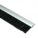 Mink Bürsten Streifenbürste STL2001 mit Alu-Profil eloxiert, Faserbesatz Polyamid (PA6) 30mm schwarz,100cm Länge, Bürstendichtung, Türbürste
