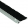 Mink Bürsten Streifenbürste STL2001 mit Alu-Profil eloxiert, Faserbesatz Polyamid (PA6) 50mm schwarz, 100cm Länge, Bürstendichtung, Türbürste