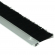 Mink Bürsten Streifenbürste STL2001 mit Alu-Profil eloxiert, Faserbesatz Polyamid (PA6) 60mm schwarz, 200cm Länge, Bürstendichtung