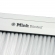 Mink Bürsten Streifenbürste STL2001 15mm transparent / weiß , mit Alu-Profil eloxiert, 100cm Länge, Bürstendichtung, Türbürste