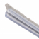 Mink Bürsten Streifenbürste STL12080 zum Aufstecken für 8 mm Glasstärke, PVC-Profil glasklar mit PP Bürsten 15 mm Höhe grau, 260 cm Länge 