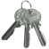 enobi Jalousie-Schlüsseltaster wassergeschützt für Din-Profilhalbzylinder, aufputz (Schlüsselschalter)