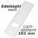 enobi Abdeckplatte PV.165.IX für Gurtwickler aus Edelstahl, weiß lackiert, Lochabstand 161 mm, Gurt-Wicklerblende