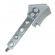 enobi Universal Einlauftrichter H4 zum Schrauben oder Nieten (Paar), 15 mm breite Lasche, für Standard-Profile bis 14 mm Dicke