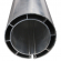 enobi Doppelwandiges Aluminiumrohr DW 100 mit Rundnut, Außenmaß 100 mm , Innenmaß 78 (Aufnahme 76 mm)